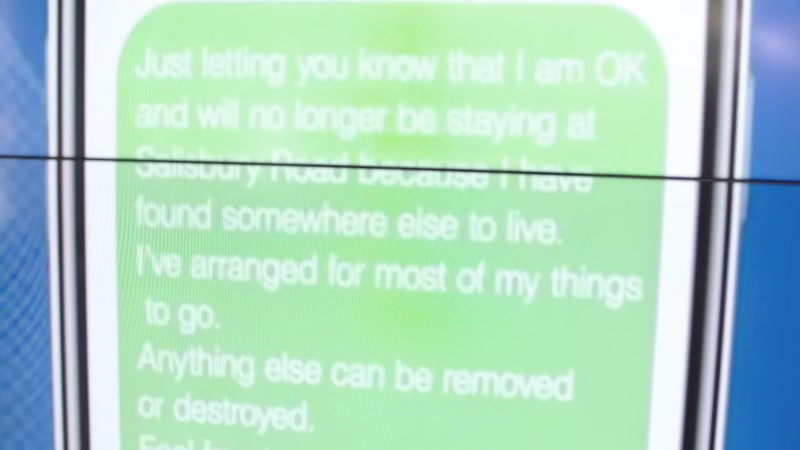 Another interesting piece of evidence is this message saying