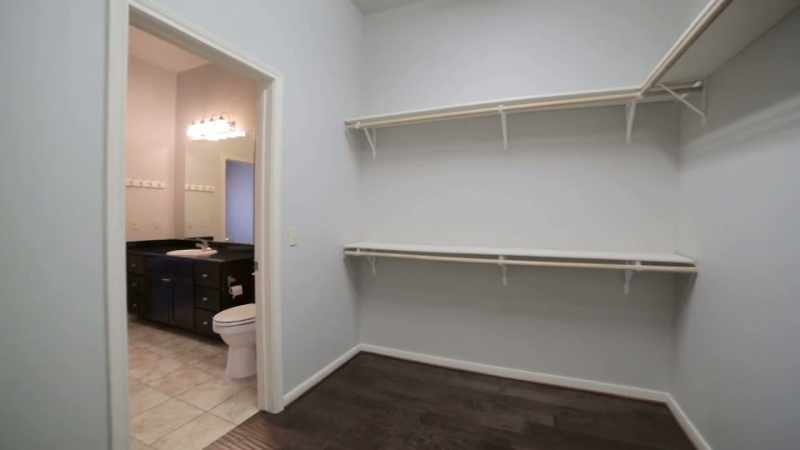 Another thing she wanted was a custom closet