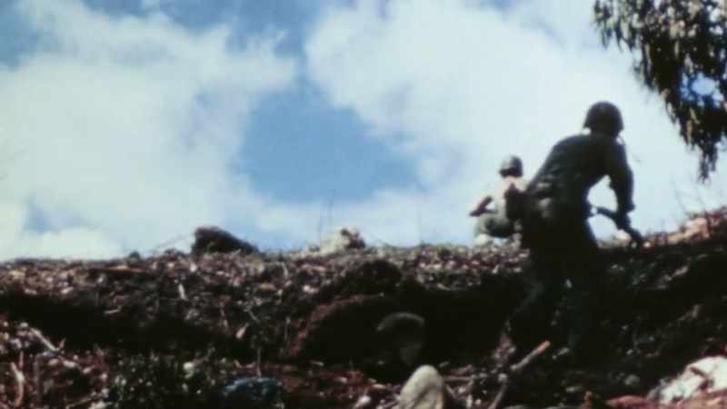 ANOTHER UNIT HAD SCRAMBLED UP THE BACK SIDE OF CHONITO RIDGE