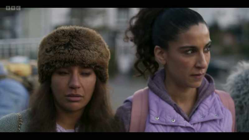 Any men? - No. - No, men. Not seen anyone, no