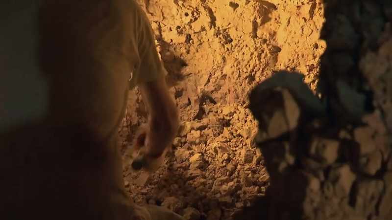 Any opal will now be hidden by the dirt