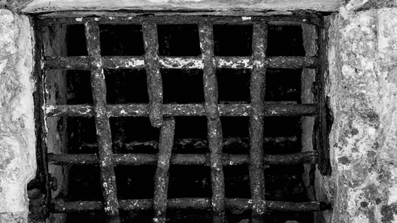 Any prisoner trying to break out through here