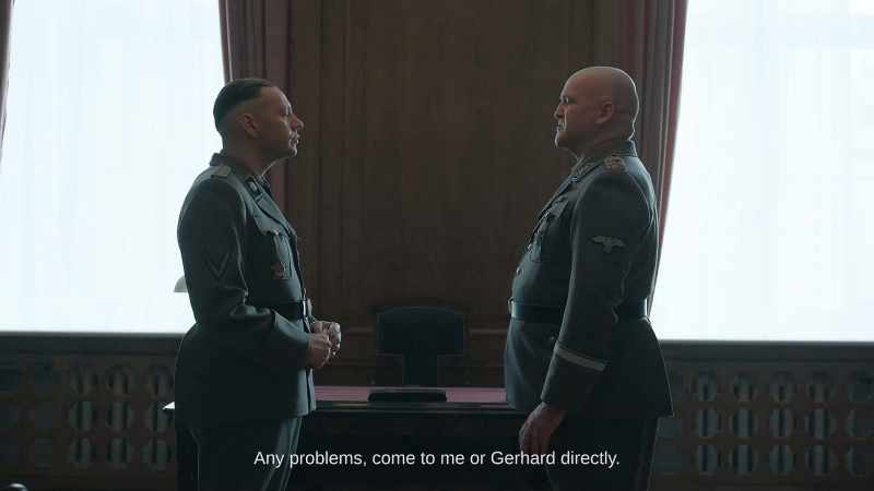 Any problems, come to me or Gerhard directly