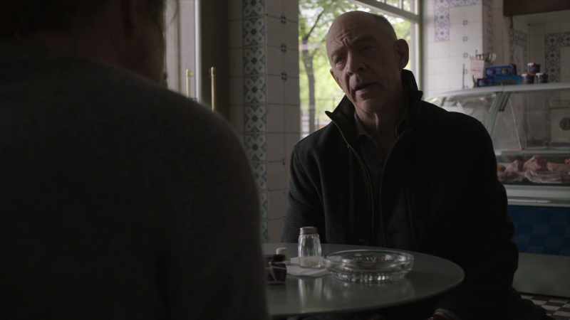 Anyone you didn't recognize talking to him?