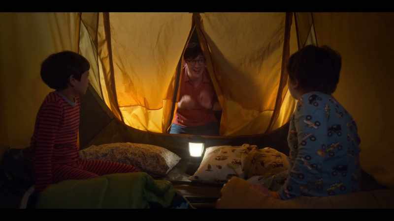 Anyway, have a good time, guys! This is fun! Camping out!
