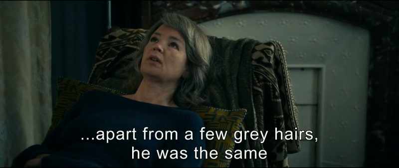 Apart from a few grey hairs, he was the same