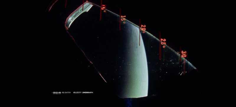 Apollo 11 lined up right down the middle