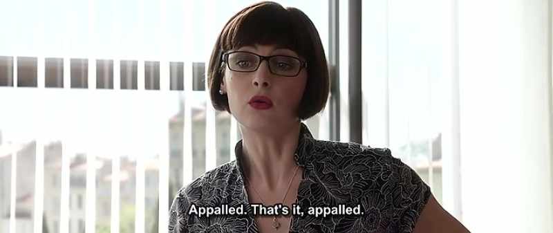 Appalled. That's it, appalled