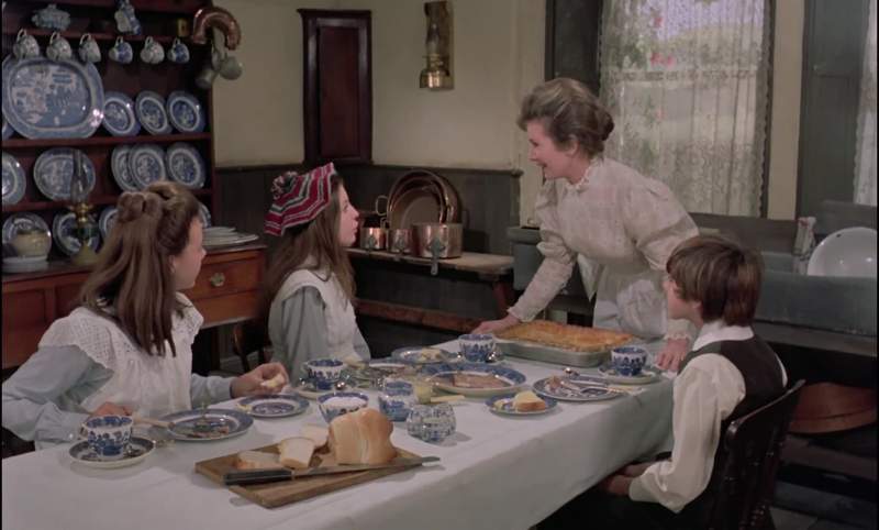 Apple pie for breakfast Then we're not poor after all