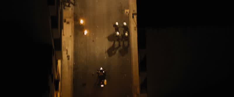 Approaching the targets at Harmonien and 50th