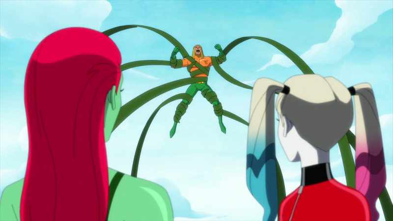 [Aquaman groans]