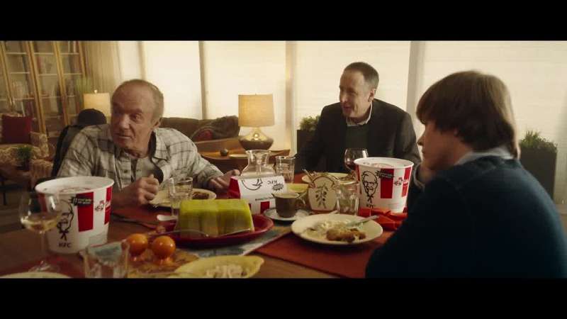 Are you enjoying your chicken Dad