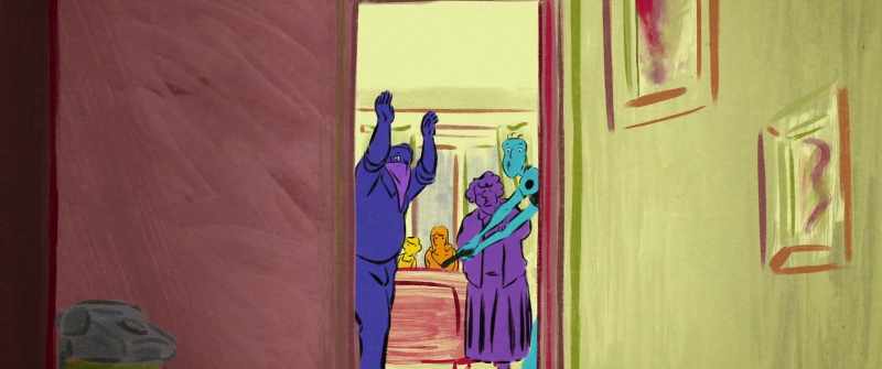 Are you expecting someone? Might be the police