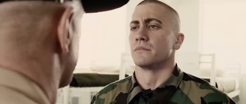 Are you eyeballing me with those baby bluesAre you Sir no sirAre you in love with me Swofford Sir no sirYou don't think I look good in my uniform SwoffordSir the drill sergeant looks fabulous in his