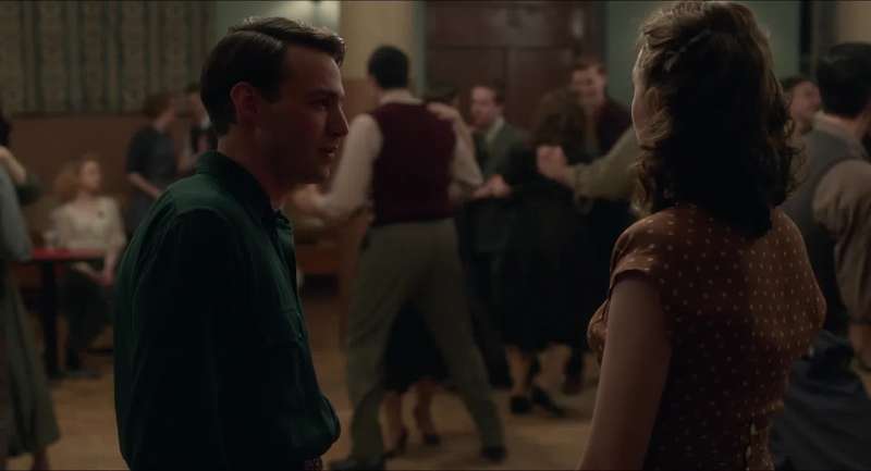 Are you here with that guy the one who was teaching you to dance