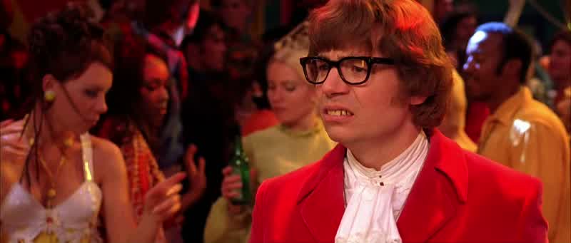 ROBlN Tell me Mr PowersDo you swingAre you kidding babyl put the grr in swinger baby