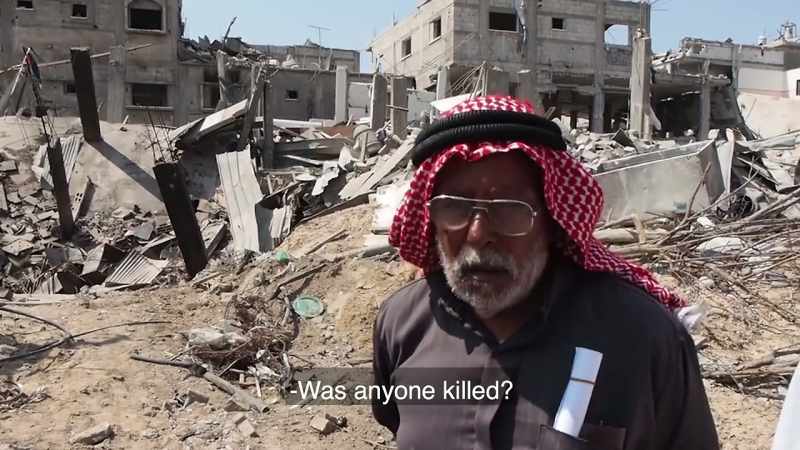 Are there any martyrs left under the rubble? - Yes, one