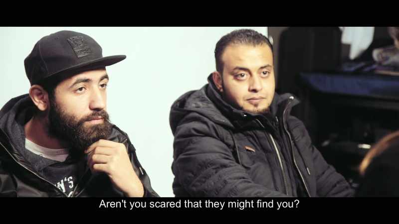 Aren't you scared that they might find you?