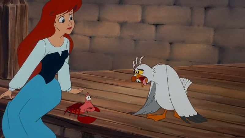 Ariel... [panting] I was flying...I was