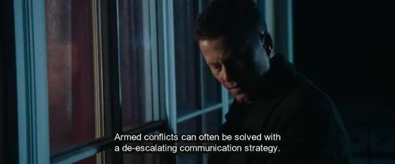 Armed conflicts can often be solved with a de-escalating communication strategy