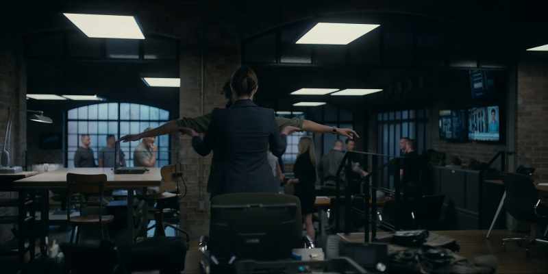 Arms out