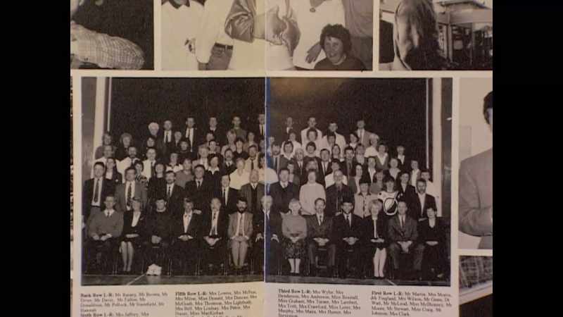 Around forty teachers, half the staff