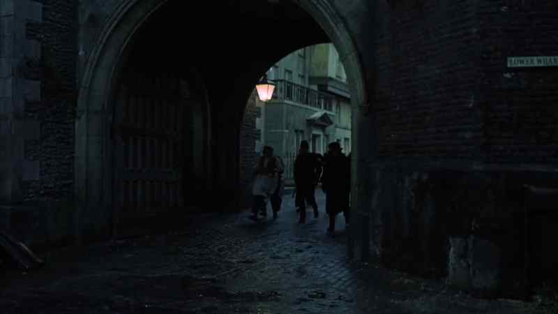 Around the corner here, in the old warehouse