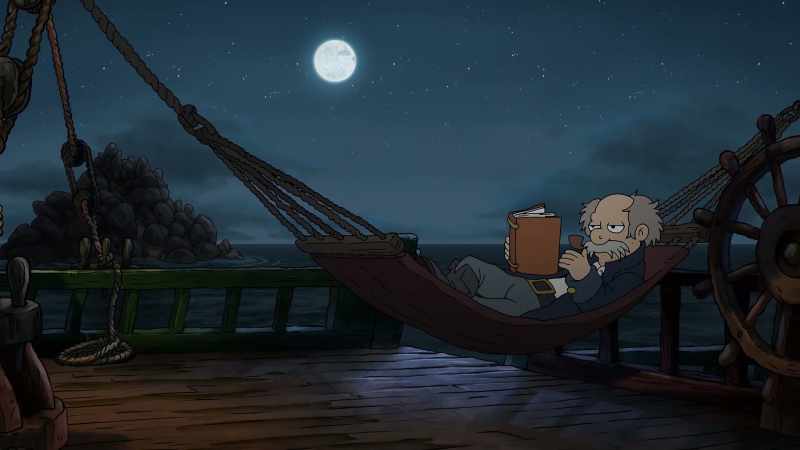 Arr. Even a Party Barge captain needs a quiet night alone once in a while