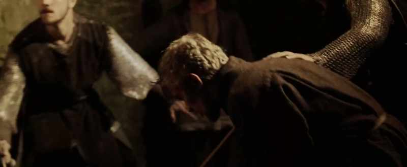 (ARROW WHOOSHES) (CRIES OUT)