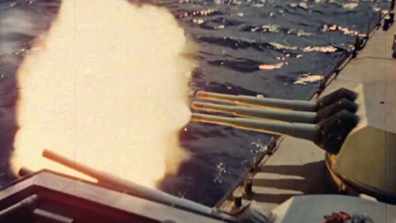 [ARTILLERY FIRE]