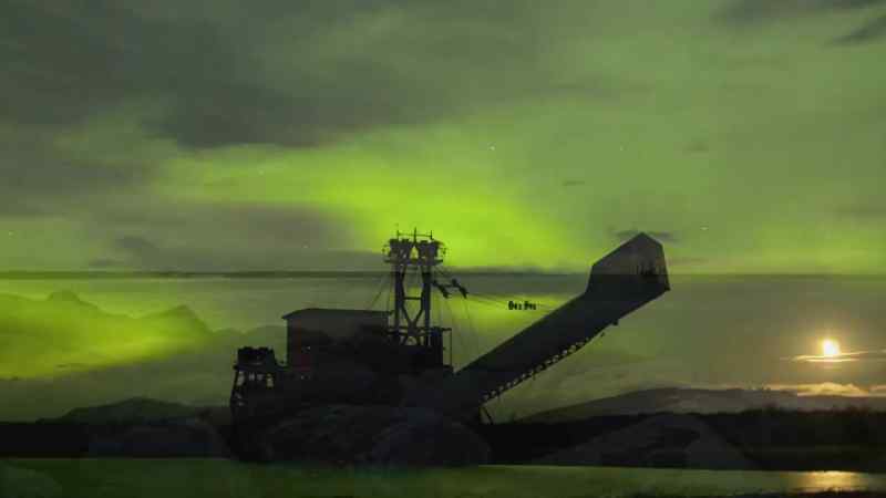 As a new day dawns on the Bering Sea