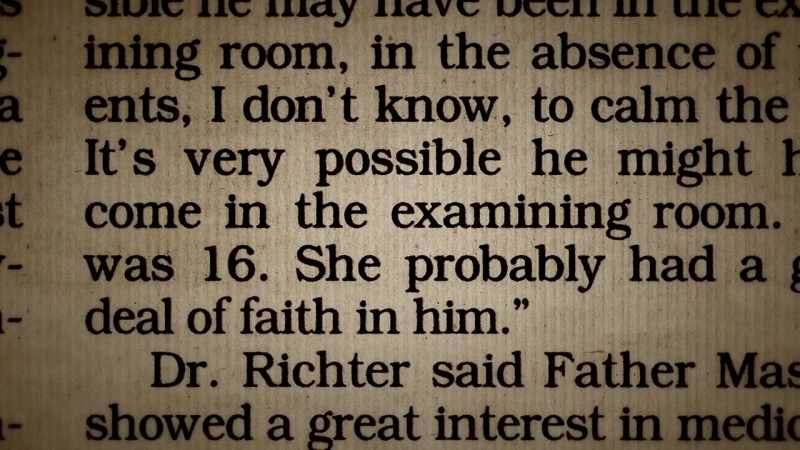 As a woman, I was appalled at Dr. Richter's involvement