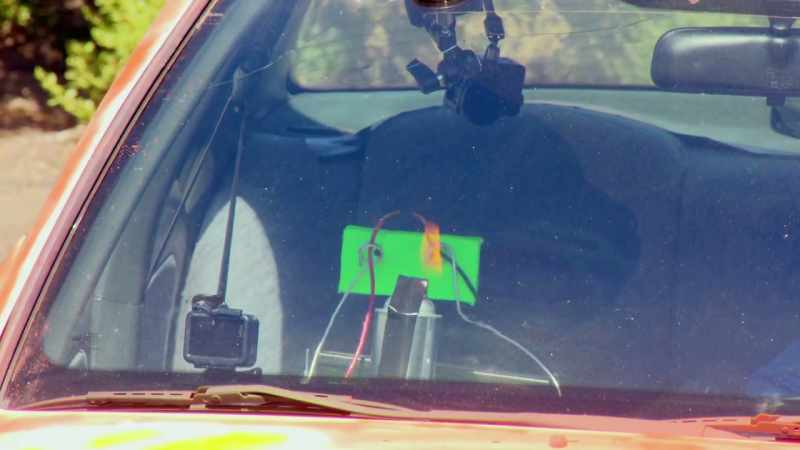 AS ADAM VENTS THE CAR