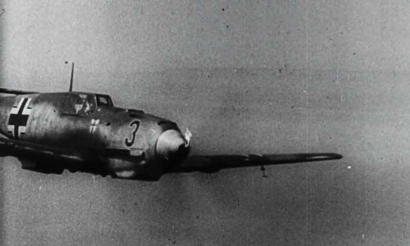 As we approached the target, the plane was hit