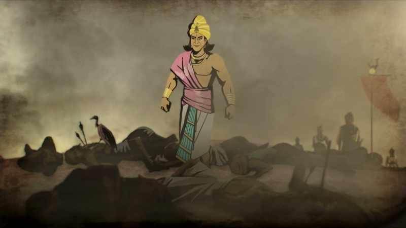 As Ashoka surveyed his triumph
