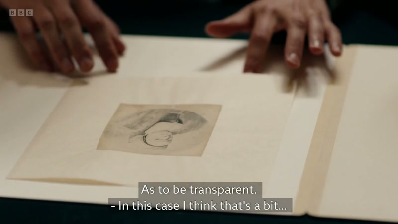 As to be transparent. - In this case I think that's a bit
