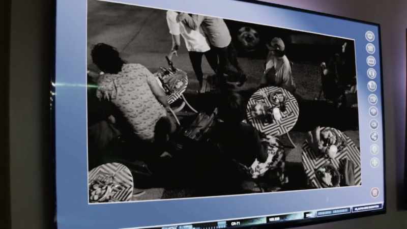 As you can see from the security footage