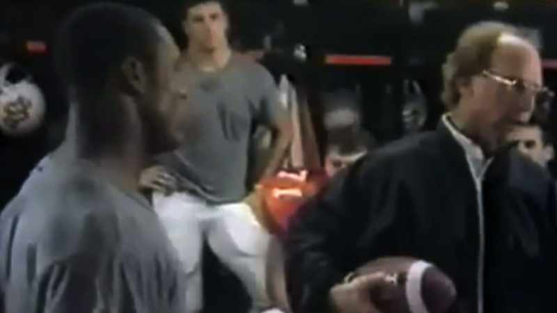 As far as a school rushing record, he broke the record that Thurman set