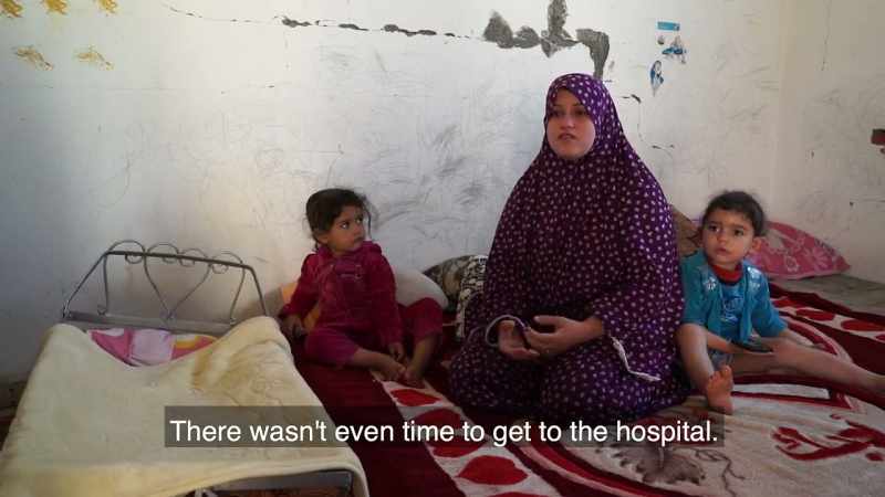 As his father held him, he stopped breathing