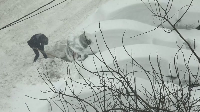 As he was saying, sometimes a snowstorm