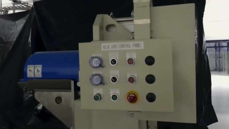 As he was working in the factory