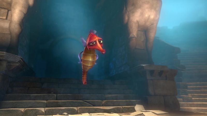 As if I'd let you swim around playing the boss?