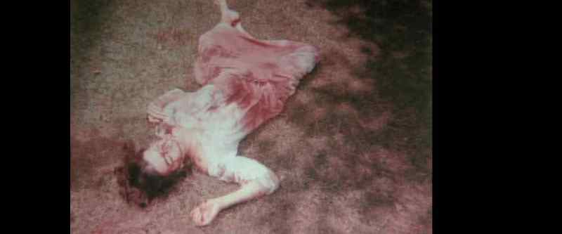 As they left, Atkins used Tate's blood