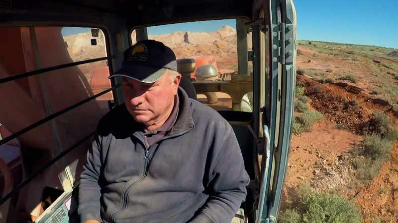 As mentor John prepares to scrape away more rock