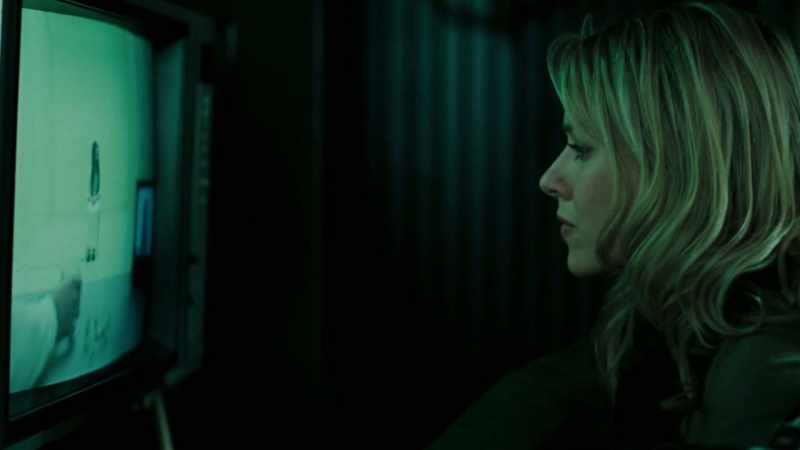 As Naomi Watts' character is digging in and digging in