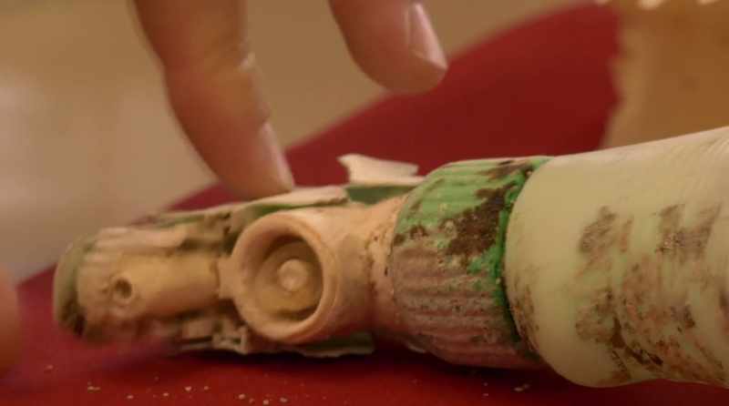 As plastic degrades in the environment