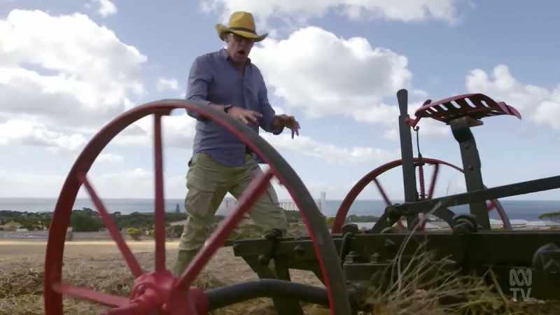 As each ploughshare hits a rock hidden under the surface