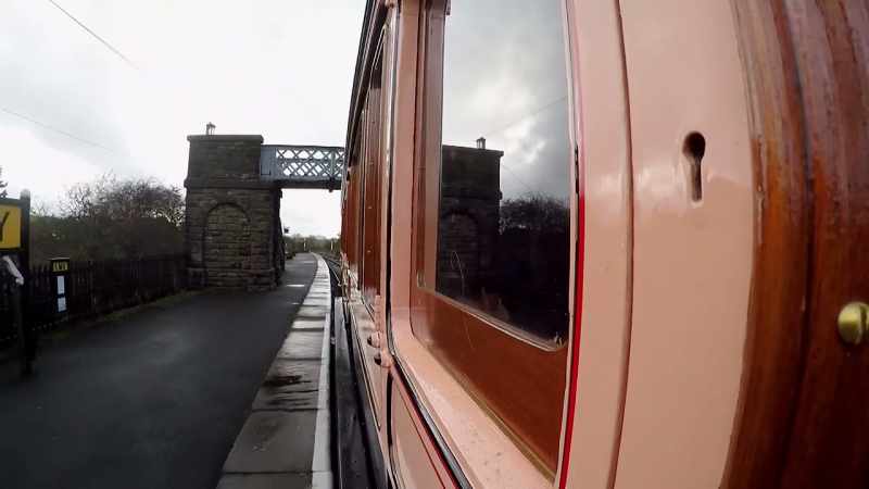As we pull out of a lonely embsay station