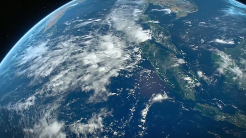 As they rush over the Indian Ocean