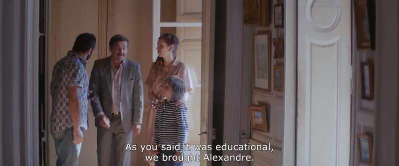 As you said it was educational, we brought Alexandre